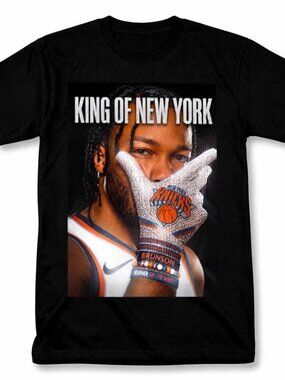 Jalen Brunson King of New York Graphic T Shirt  257